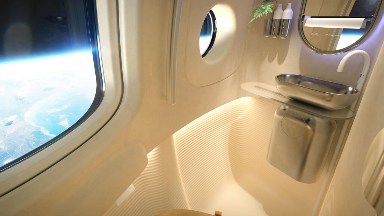 Viajes privados al espacio ahora incluirán elegantes baños al estilo spa: ¿Cómo funcionan?