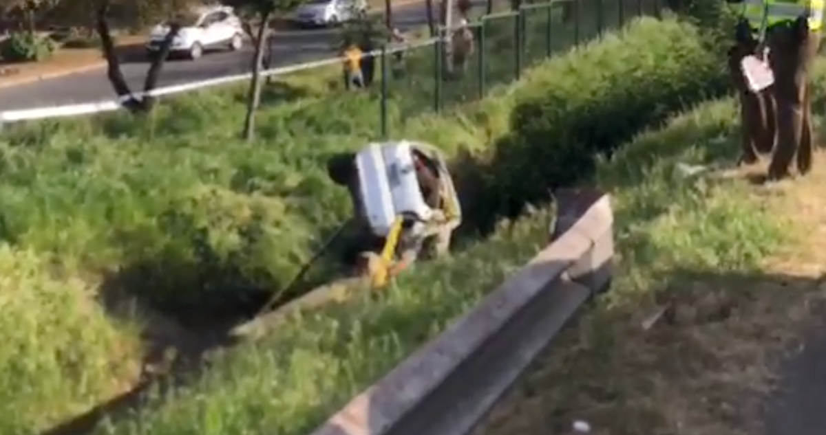 Un hombre muerto y otro en riesgo vital deja accidente en la Ruta 5 altura Talca