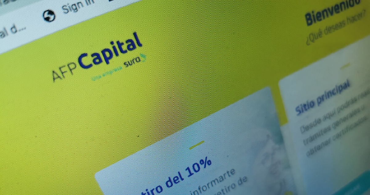 Página web de AFP Capital