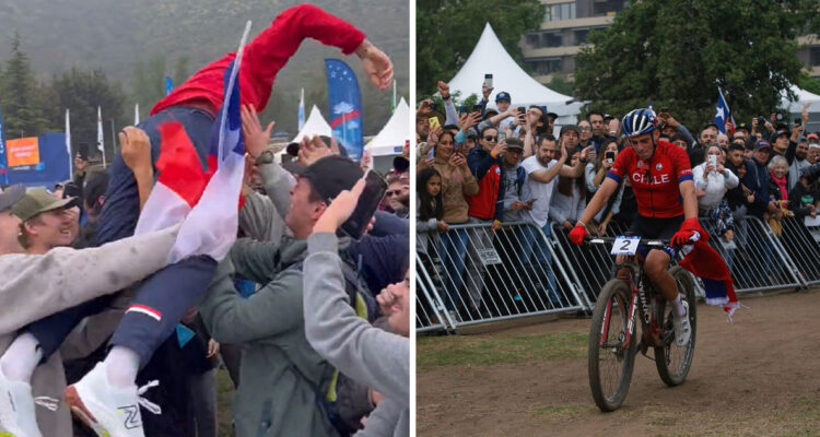 Martín Vidaurre recibió el cariño de sus amigos en Santiago 2023.