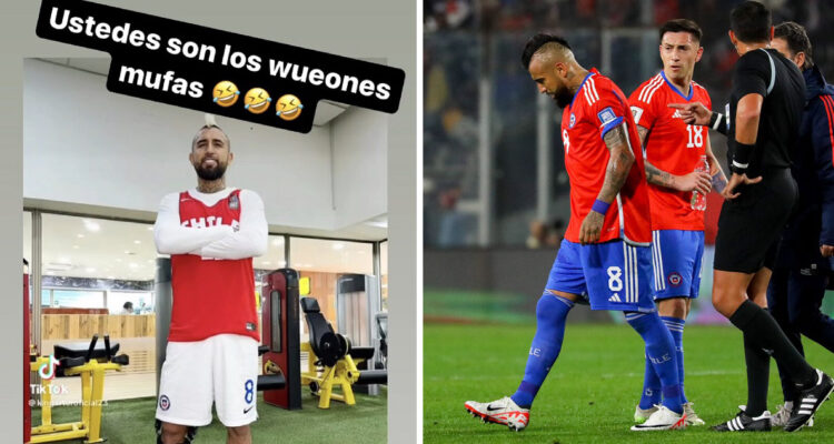 Arturo Vidal celebró en redes el triunfo de La Roja.