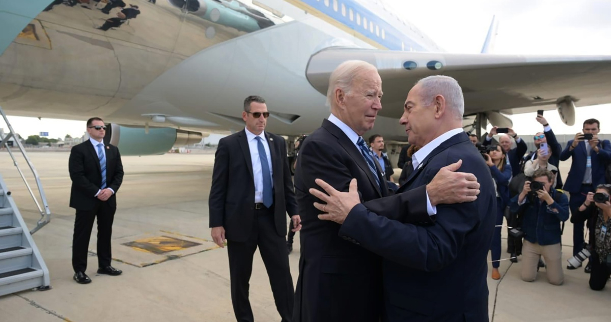 Biden llega a Israel y culpa a Hamas por ataque a hospital en Gaza: “fue obra del otro equipo”