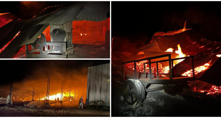 Destruyen galpón, maquinaria agrícola y una vivienda en nuevo ataque incendiario en La Araucanía