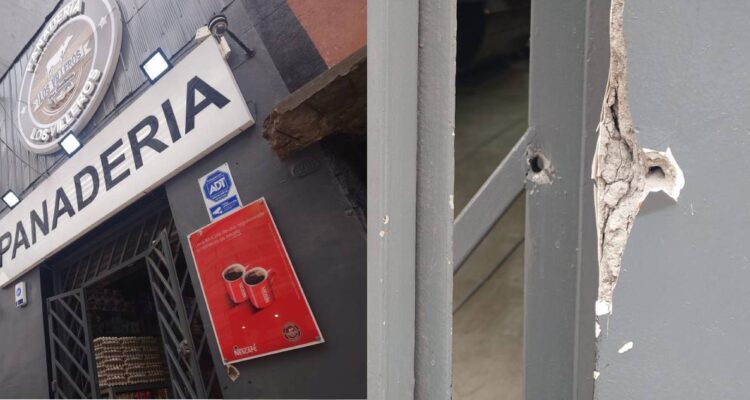 Investigan posible caso de extorsión tras balacera contra locales comerciales en Estación Central