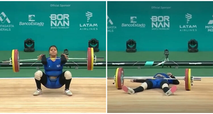 Beverly de León accidente levantamiento pesas Santiago 2023