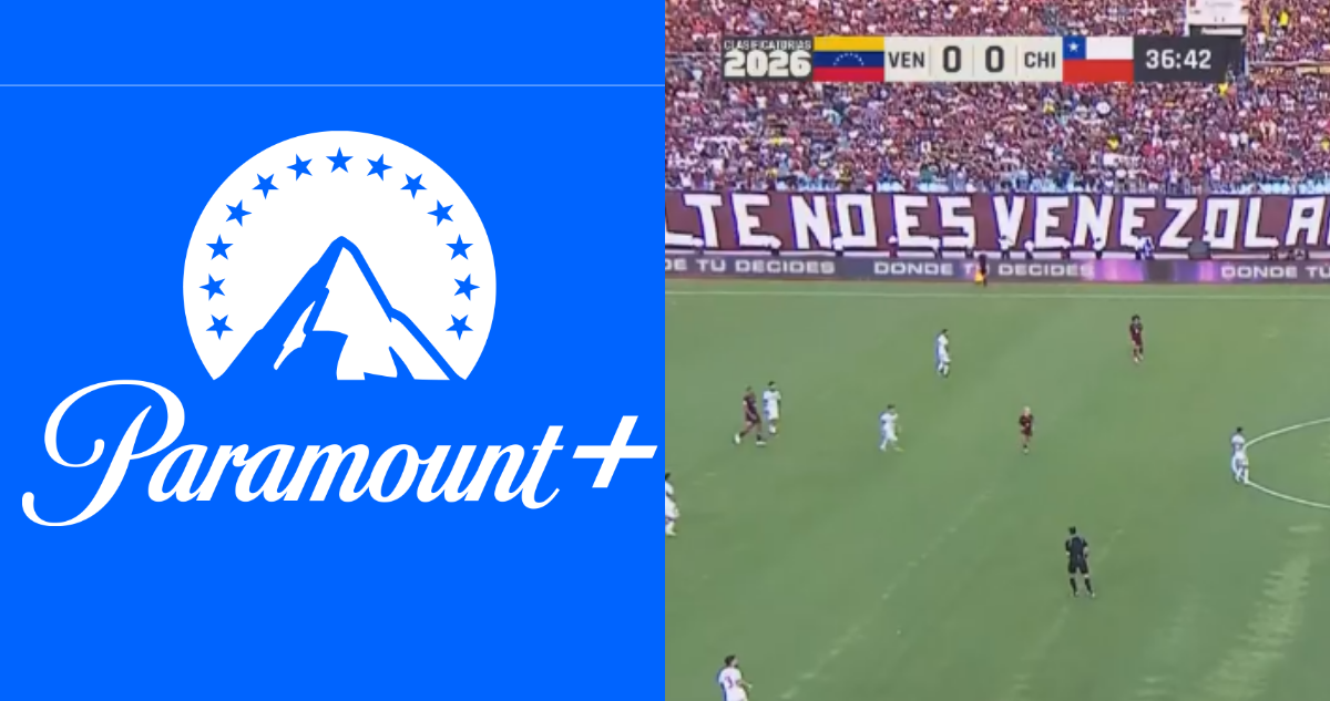 Paramount+ baja partido de Chile-Venezuela producto de caída mundial de la plataforma de streaming