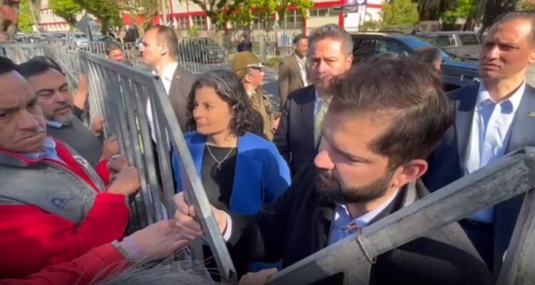 Boric por dirigentes de Huachipato