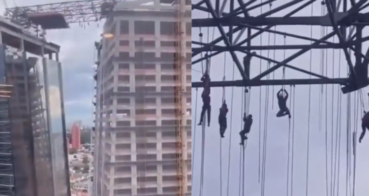 Impactante video: obrero fallece tras caer desde el piso 33 de un edificio en construcción en Brasil