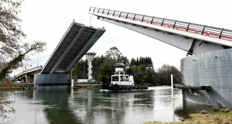 Realizan nuevos cierres de puente Cau Cau en Valdivia: son parte de reparación definitiva del viaducto