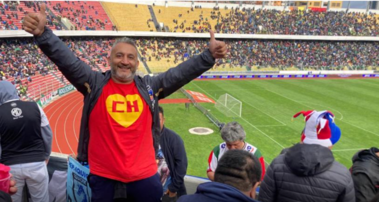 Chapulín no logró ingresar al estadio por estar detenido en Venezuela.