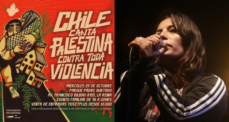 Concierto Chile Canta Palestina se realizará en Santiago