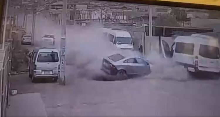 Cárama registra violento accidente protagonizado por vehículo que huía de Carabineros en Antofagasta