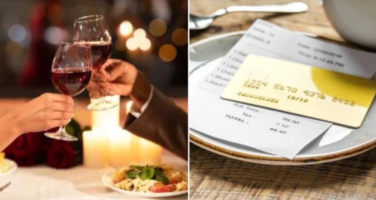 Mujer se negó a dividir cuenta en cita