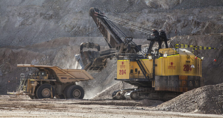 Faena en la división Radomiro Tomic de Codelco