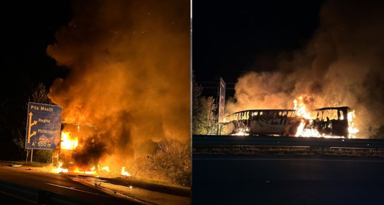 Colisión camiones ruta 5 sur