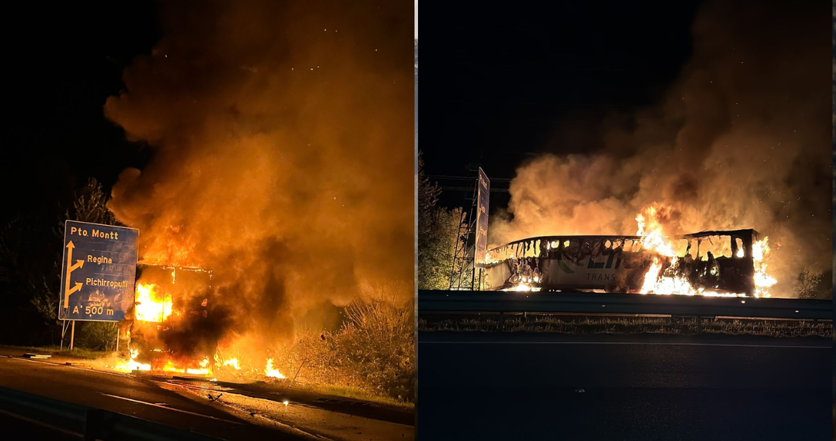 Colisión camiones ruta 5 sur