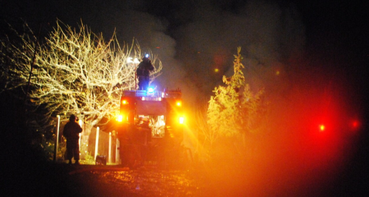 Ataque incendiario deja un galpón destruido en Vilcún: fue reinvidicado por la WAM