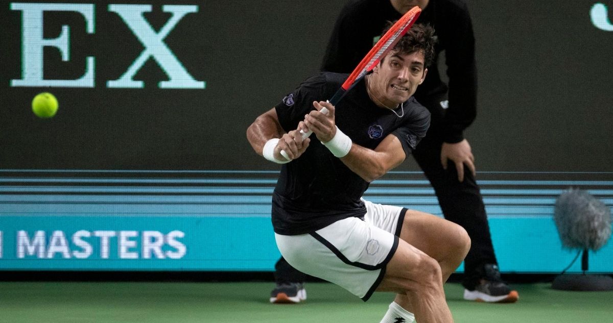 Cristian Garin se midió con el japonés Sho Shimabukuro en el ATP de Tokio