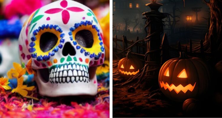 Cuál es la diferencia entre la fiesta de Halloween y el Día de los Muertos, en qué fecha son, cuáles son sus origenes, costumbres y decoraciones.