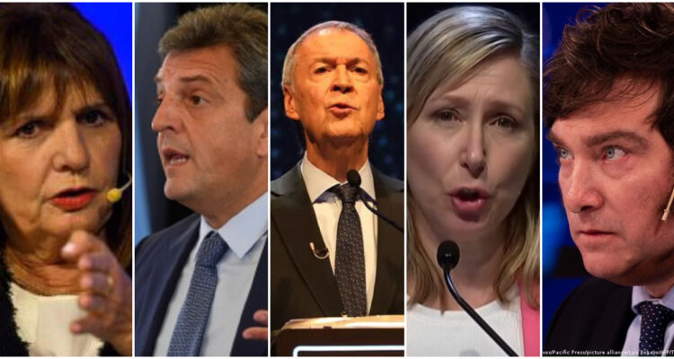 Candidatos para la presidencia en Argentina