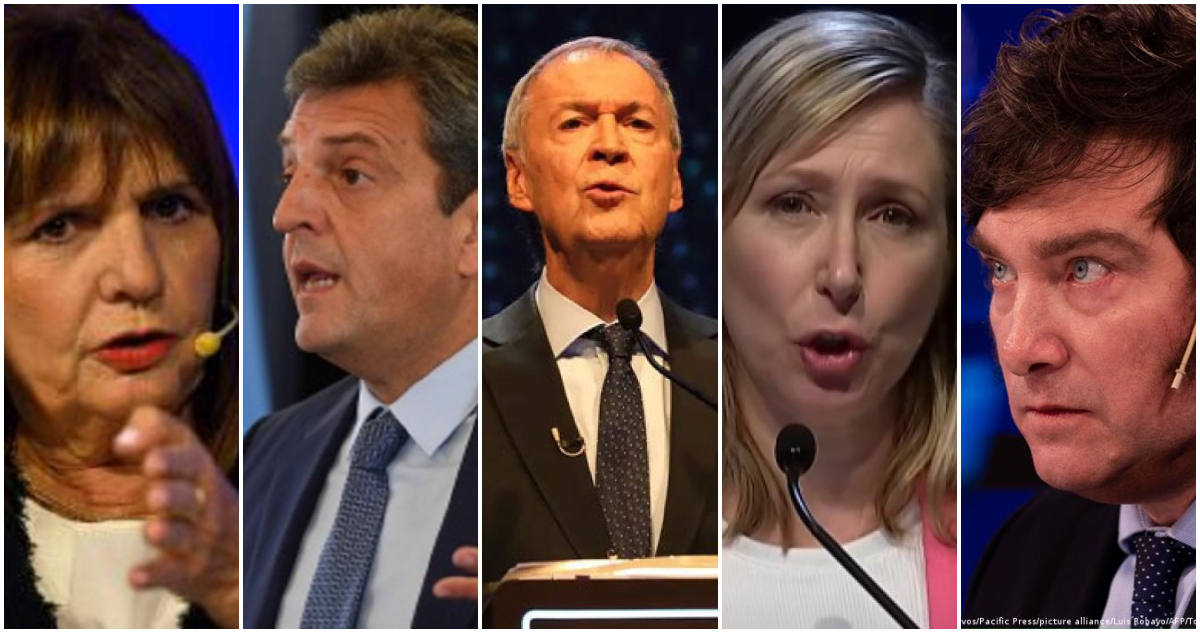 Candidatos para la presidencia en Argentina