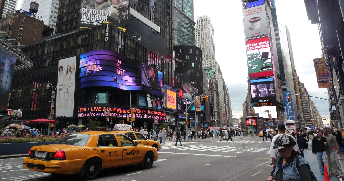 Una captura de Times Square
