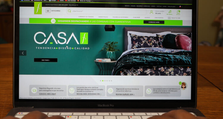 Página web de Falabella