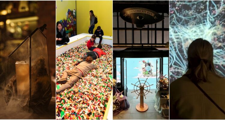 Panoramas en Santiago: un Enigma, piezas de Lego, gin y arte inmersivo