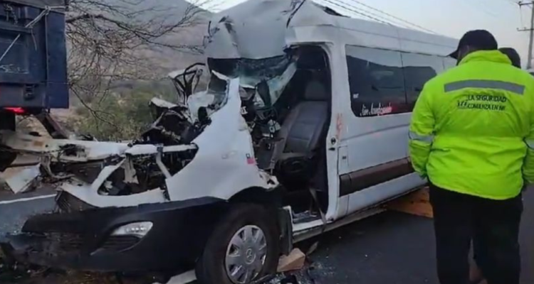 Conductor muere tras colisión por alcance con camión en Autopista Los Libertadores