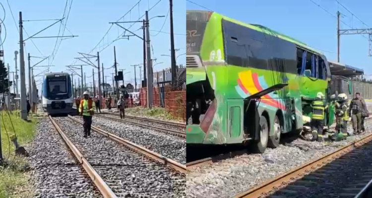 EFE Sur modifica funcionamiento de Línea 2 tras colisión de bus con Biotren en San Pedro de la Paz