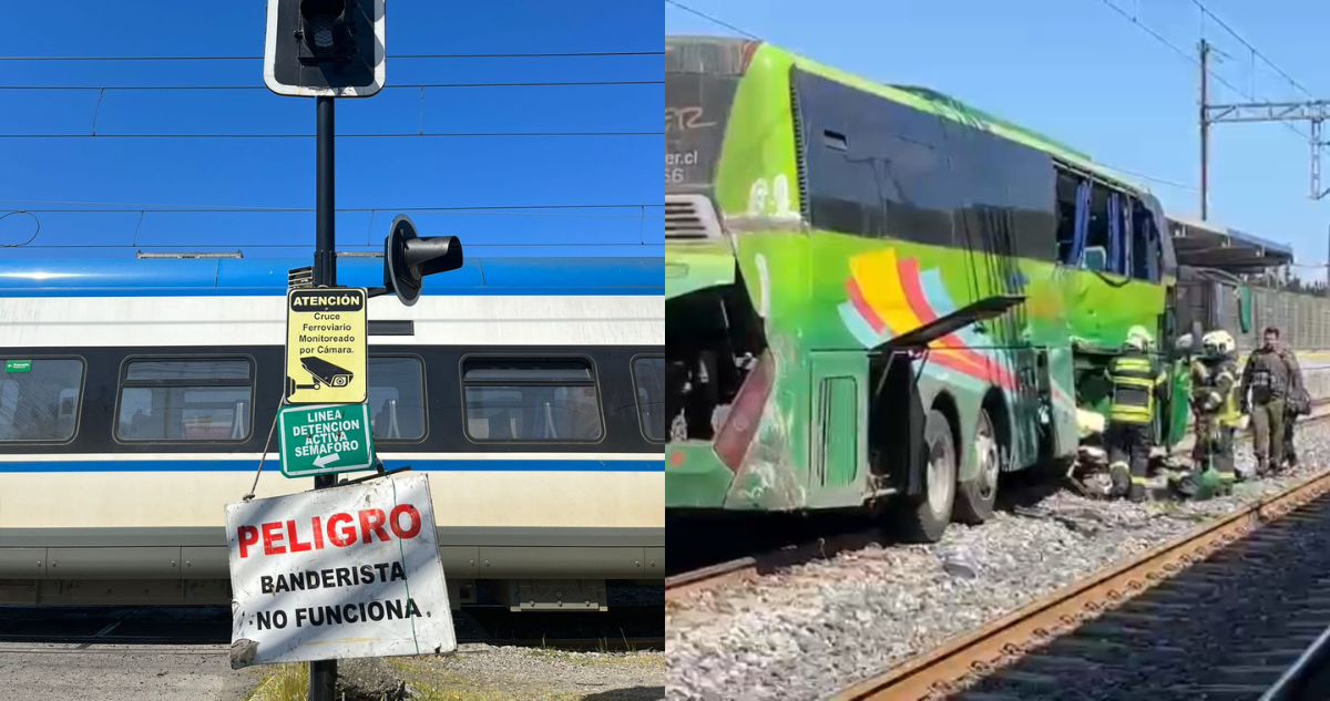 Colisión de bus con Biotren: revelan que chofer no respetó Pare y que banderista estaba en el baño