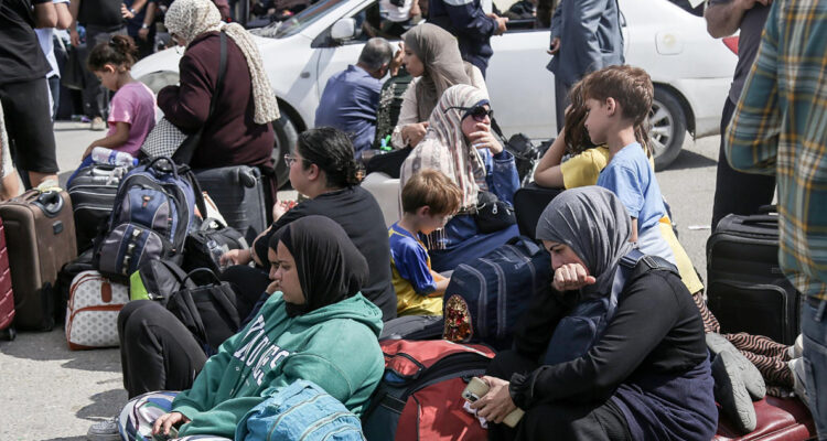 Palestinos, franja de Gaza