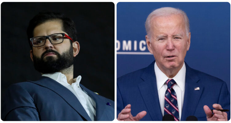 Gabriel Boric y Joe Biden