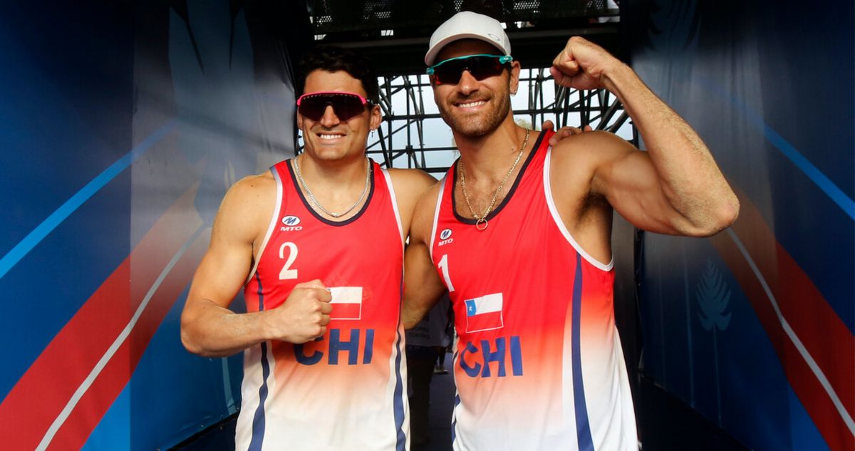 Primos Grimalt se suben al podio: doblegan a dupla de EE.UU. y se cuelgan el bronce en Santiago 2023