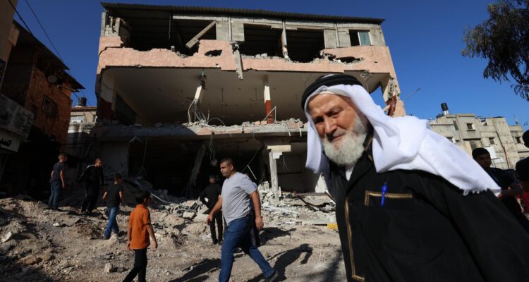 Daños tras una operación del ejército israelí en el campo de refugiados de Nur Shams, en Cisjordania