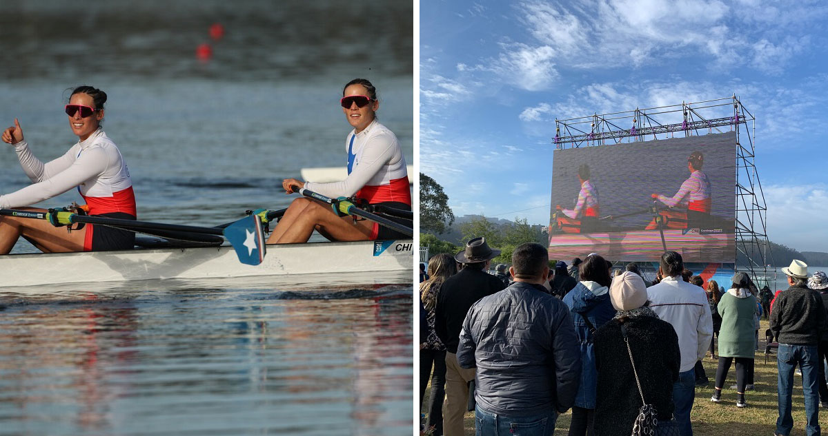 Hermanas Abraham celebraron en Santiago 2023.