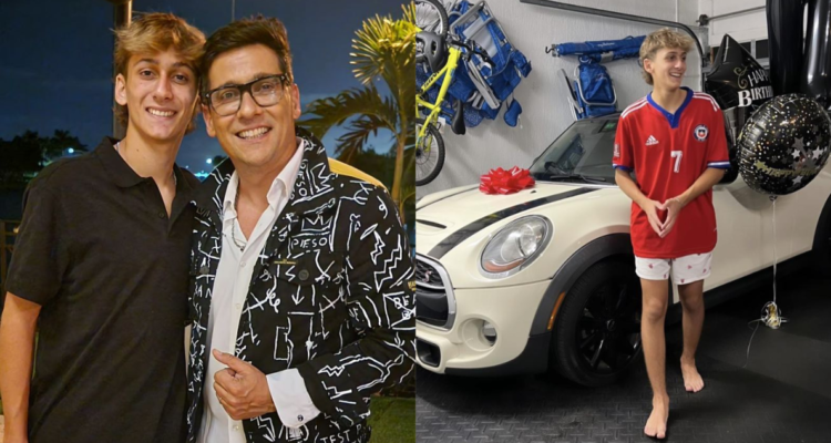 El auto que el hijo de Rafa Araneda y Marcela Vacarezza recibió por su cumpleaños: conoce sus detalles