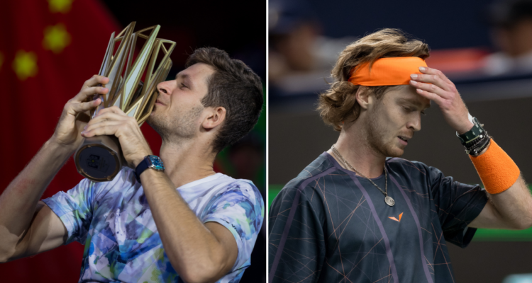 Hurkacz doblegó a Rublev y se quedó con la victoria en el Master de Shangai.