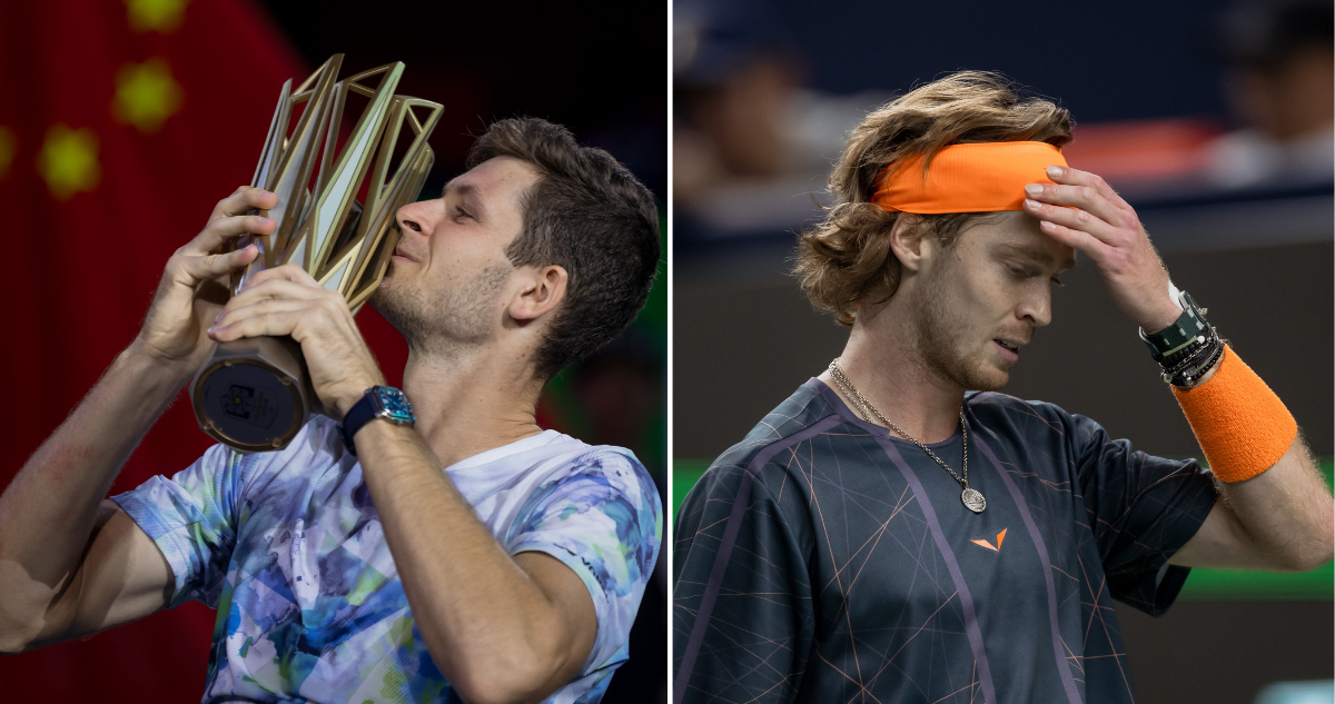 Hurkacz doblegó a Rublev y se quedó con la victoria en el Master de Shangai.