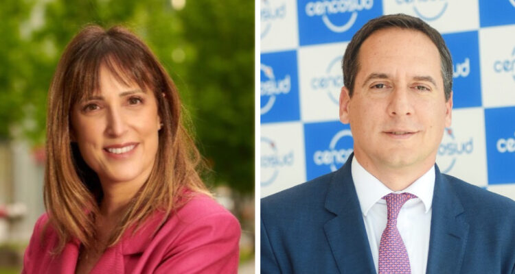 Izquierda, presidenta de Icare: Karen Thal S., derecha, CEO de Cencosud: Matías Videla