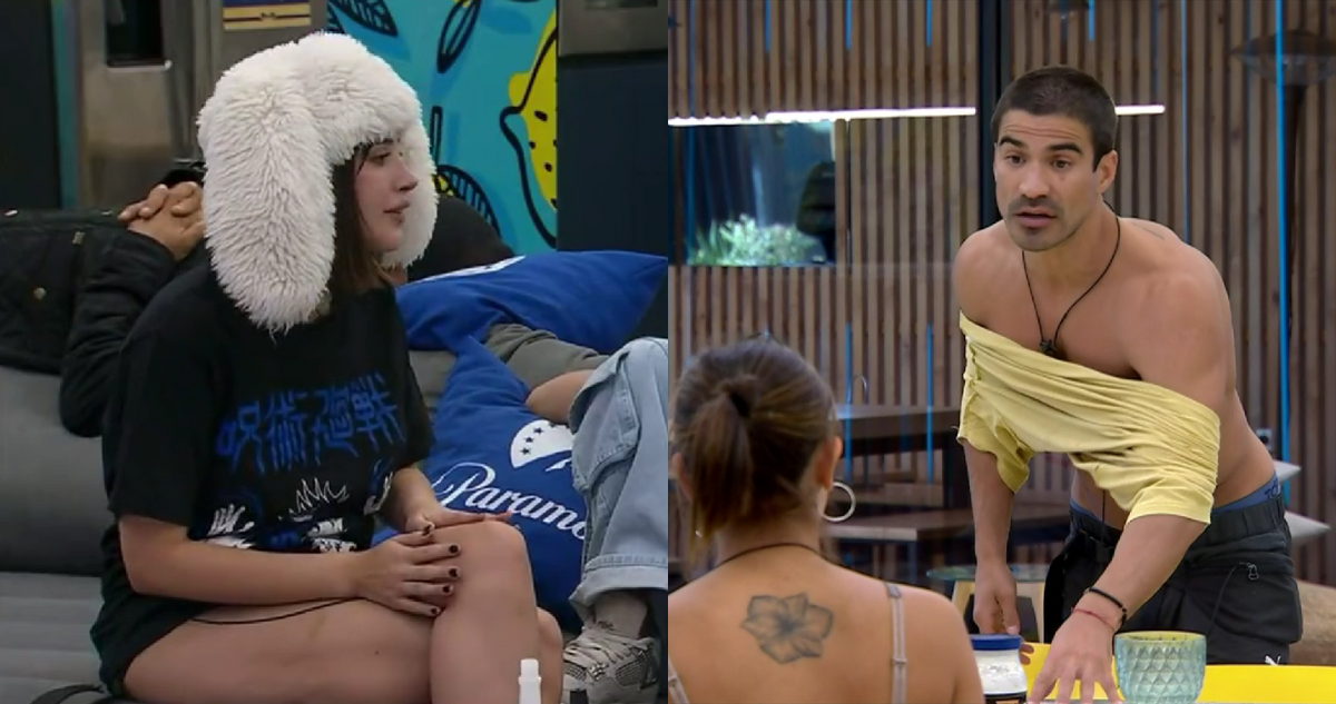 iCata (izquierda) y Sebastián Ramírez (derecha) en Gran Hermano