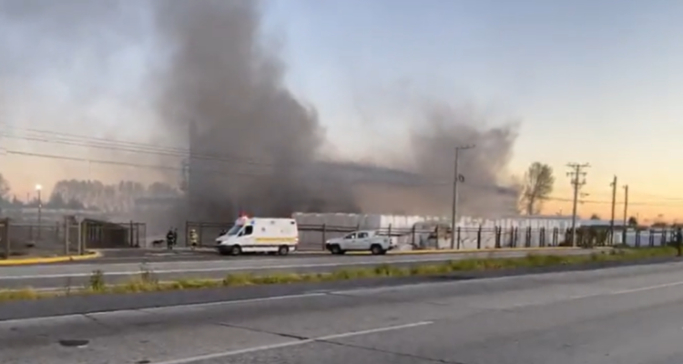 incendio empresa Río Claro