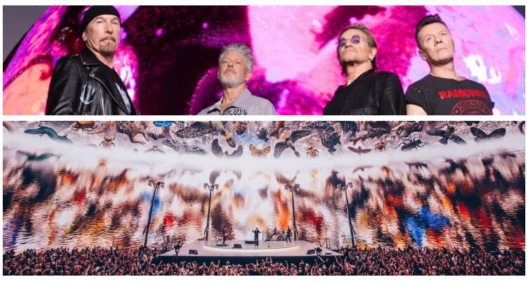 “Insano”: Las impresionantes imágenes del show de U2 en el futurista The Sphere de Las Vegas