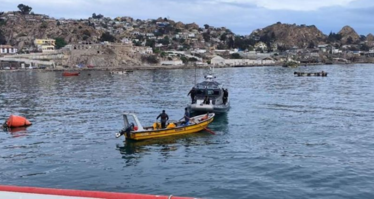 Intensa búsqueda de buzo que desapareció en el mar en Coquimbo