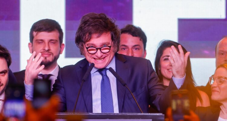 Javier Milei, candidato en las elecciones para la Presidencia de Argentina.