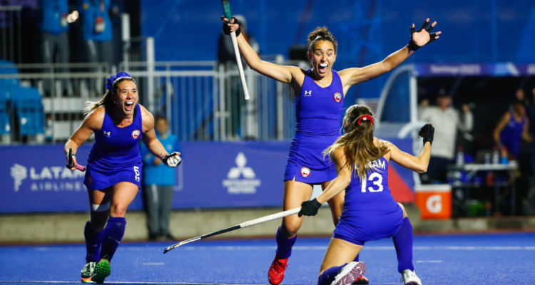 Las Diablas sorprendieron a Canadá en el Hockey césped Panamericano.