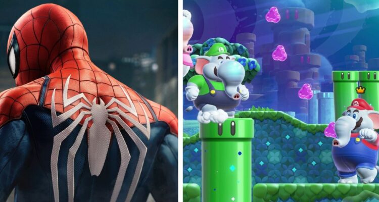 Super Mario Wonder y Spider-Man se lanzaron esta semana