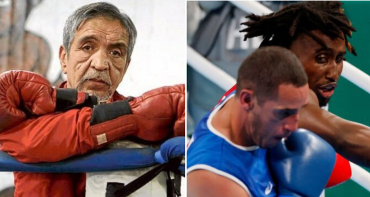 Martín Vargas arremete tras la caída de Julio Álamos ante primero de Beausejour en Santiago 2023.