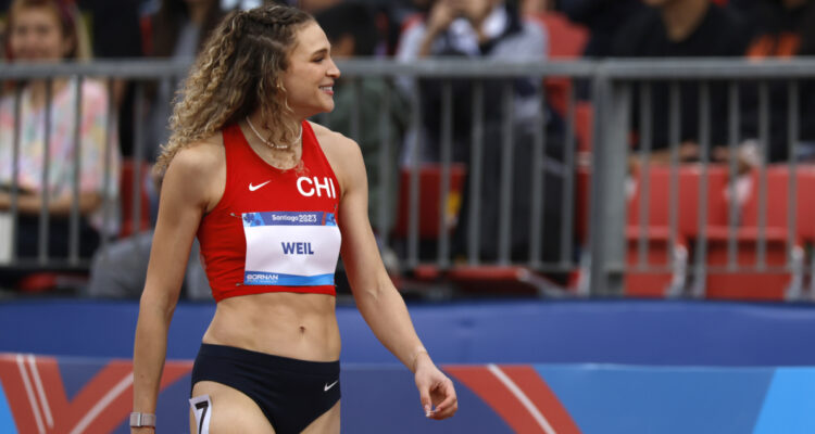 Martina Weil Santiago 2023 gana los 400 metros