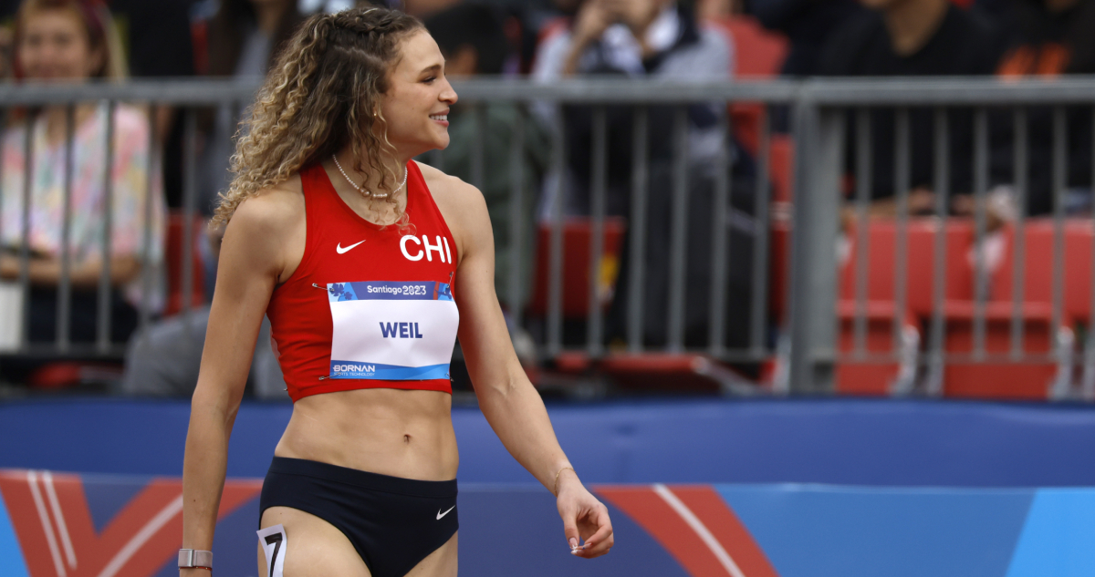 Martina Weil Santiago 2023 gana los 400 metros